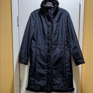 NWOT Beautiful Andrew Marc Genuine Mink Trimmed Coat Size M